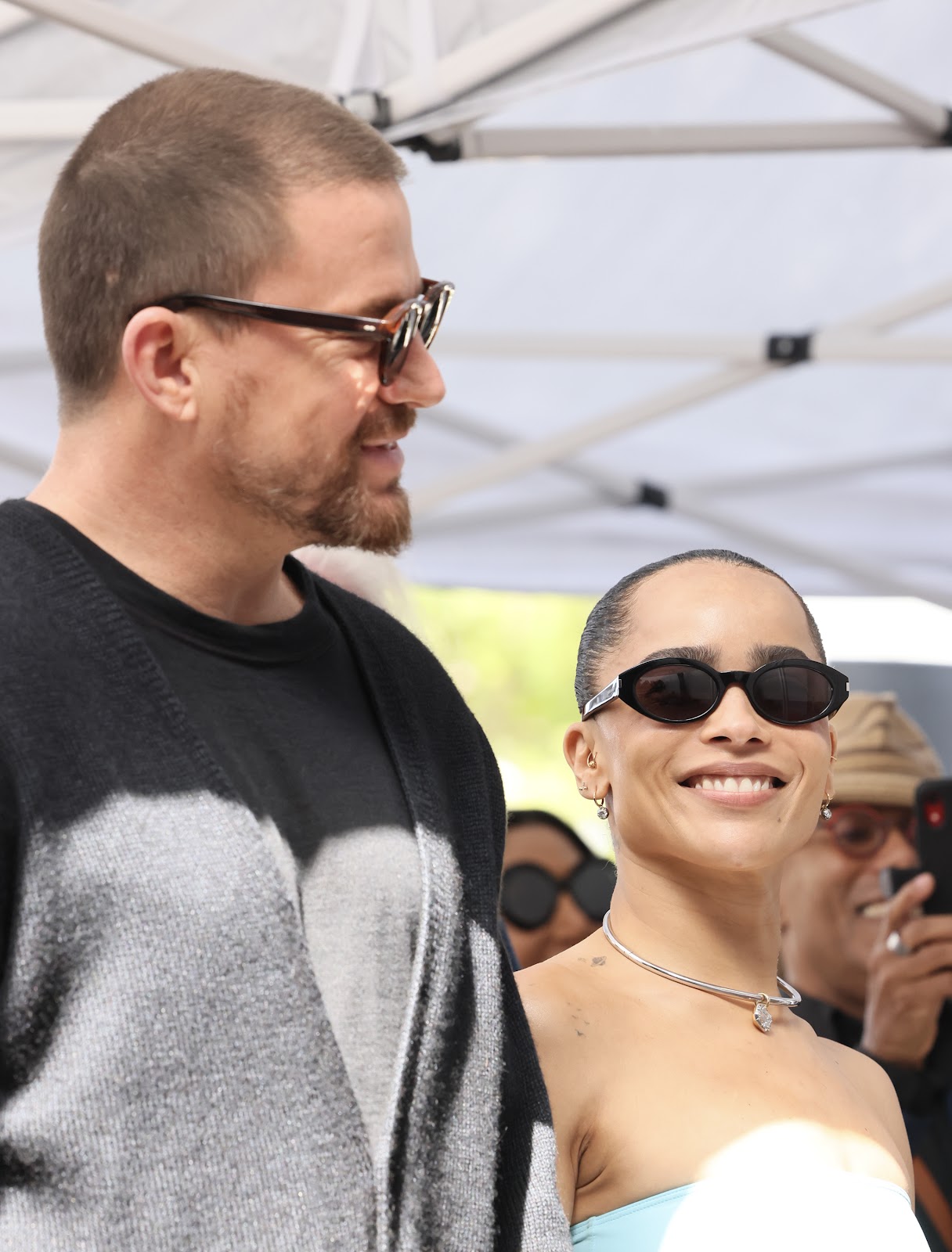 Channing Tatum and Zoë Kravitz on March 12, 2024, in Hollywood, California | Source: Getty Images