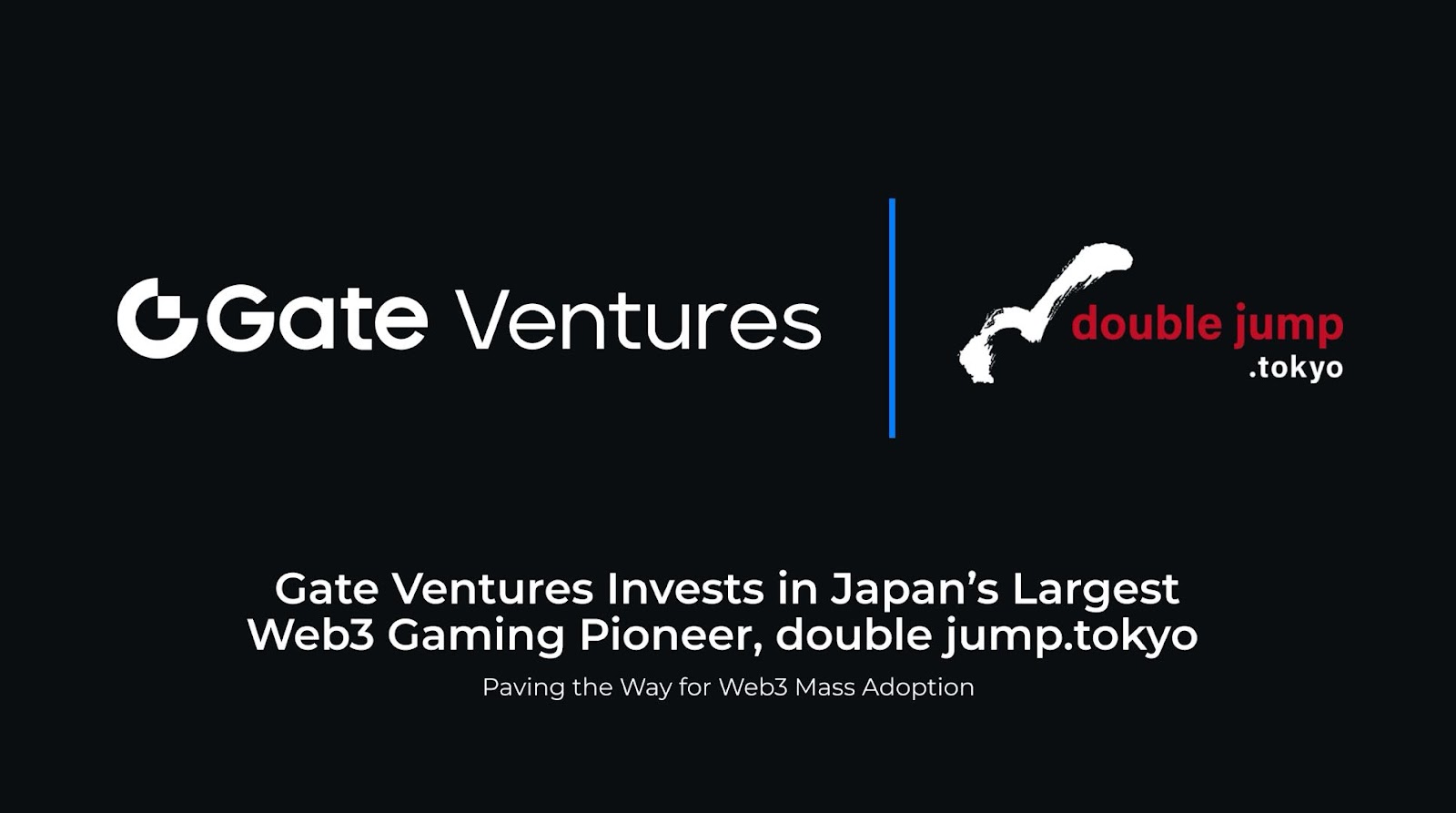 Gate Ventures invests in Japan's Web3 gaming leader, double jump.tokyo, accelerating blockchain gaming and infrastructure development.