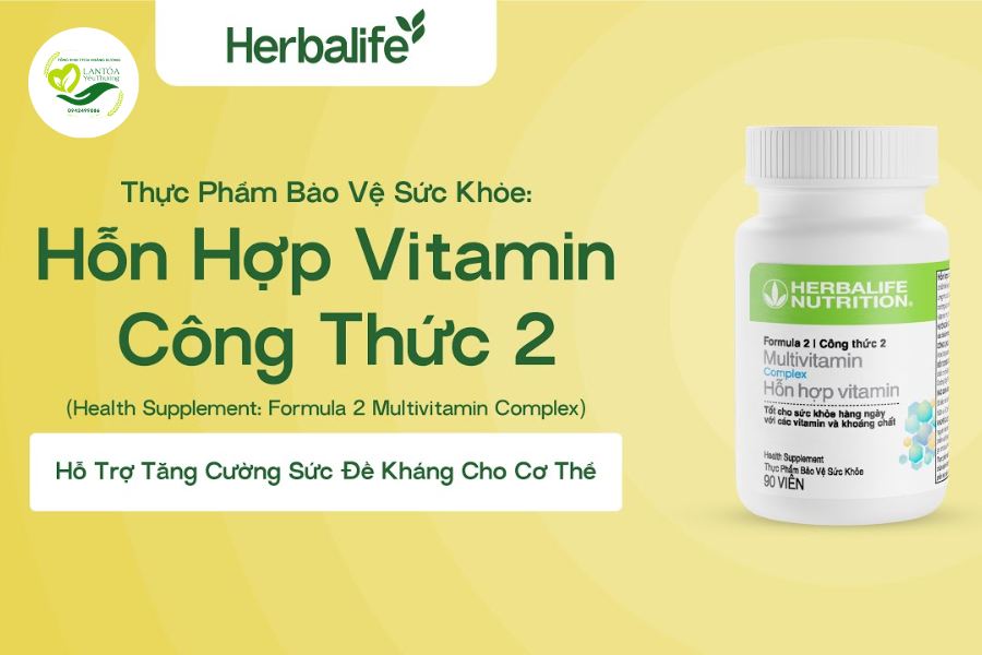 Giới thiệu về Hỗn hợp Vitamin Herbalife F2