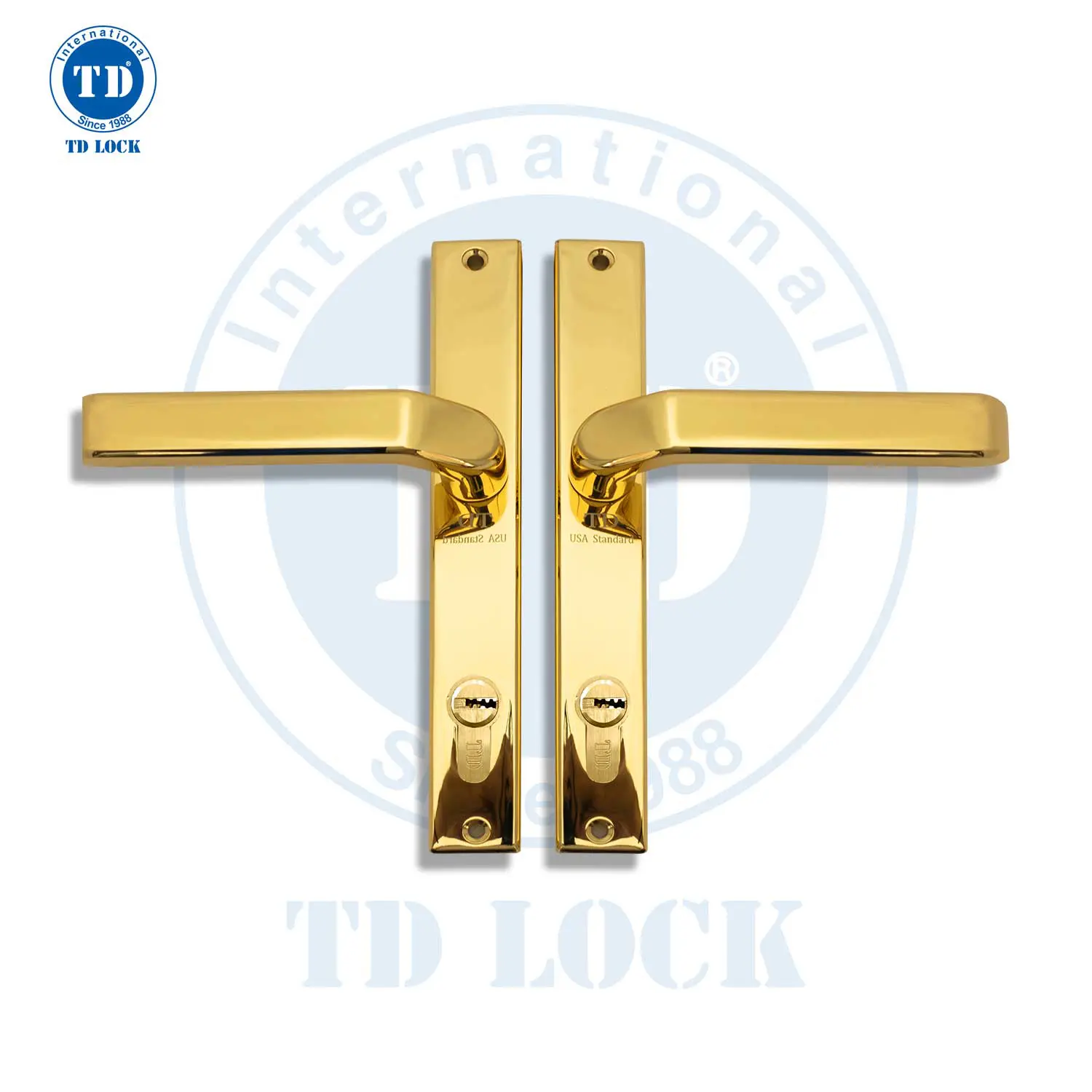 Khóa tay gạt cửa nhôm - BDH-235250-S-G Gold