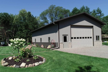 ways to enhance your homes curb appeal new aluminum pole barn custom built michigan