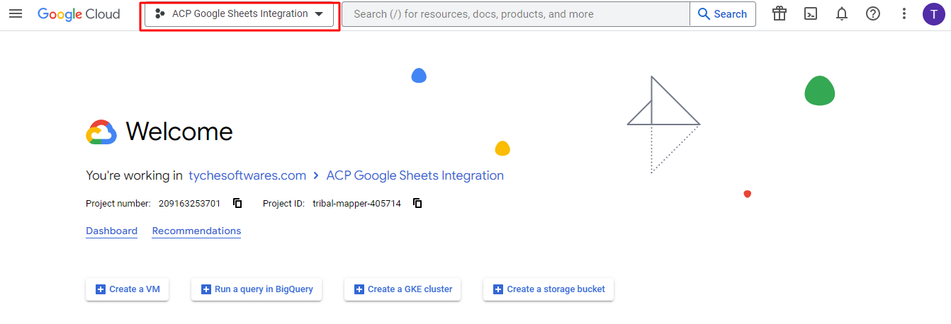 Integration with Google Sheets - Tyche Softwares Documentation