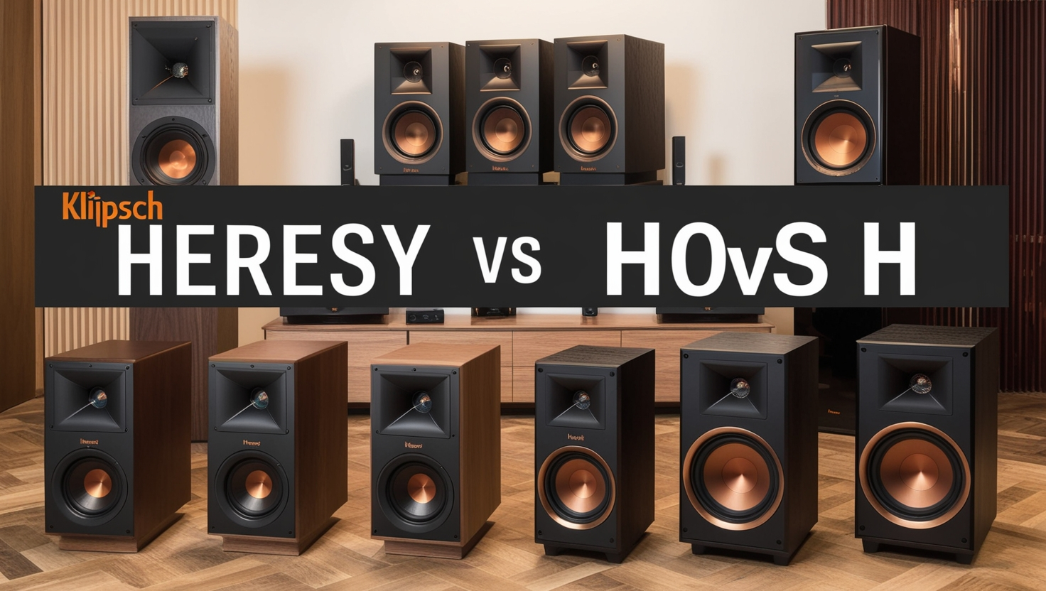 Klipsch Heresy H00 vs H
