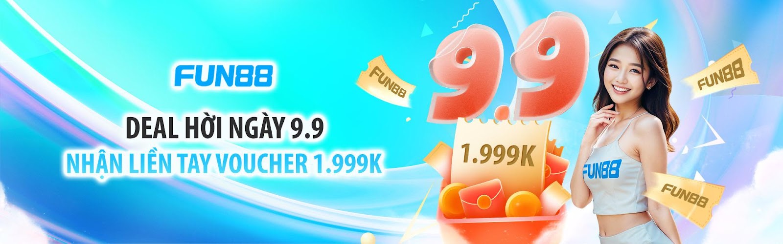 Khuyến mãi Fun88: Cơn mưa Voucher thưởng tới 19,999K