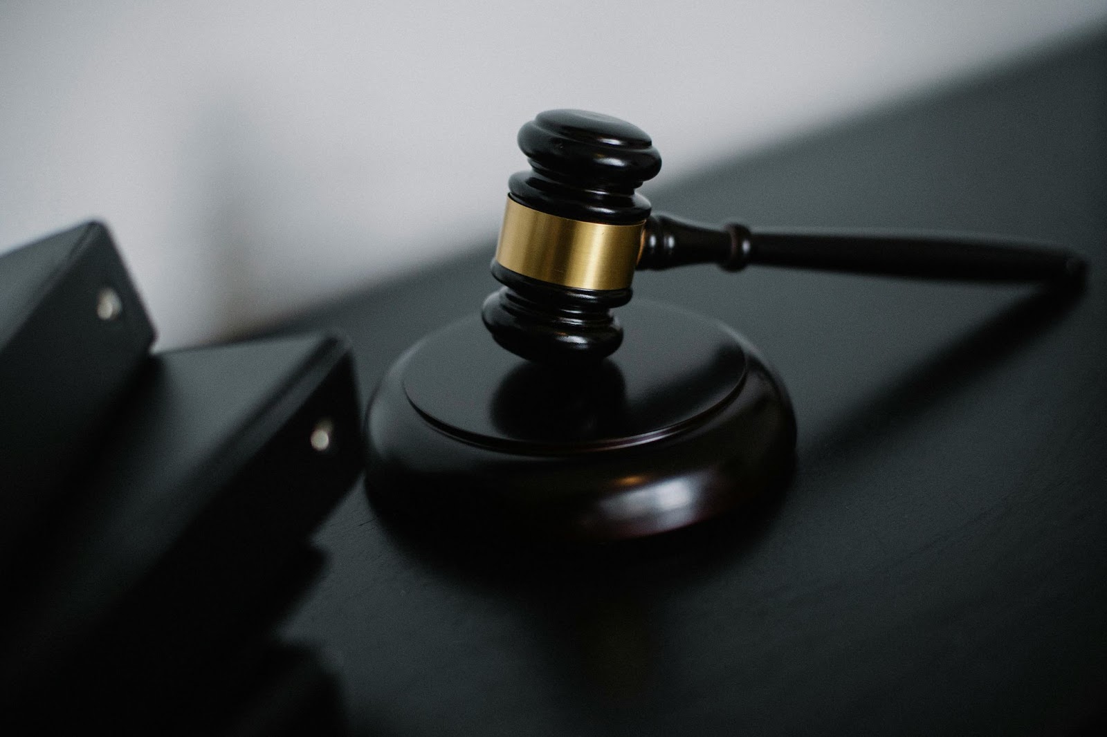 Closeup picture of wooden gavel