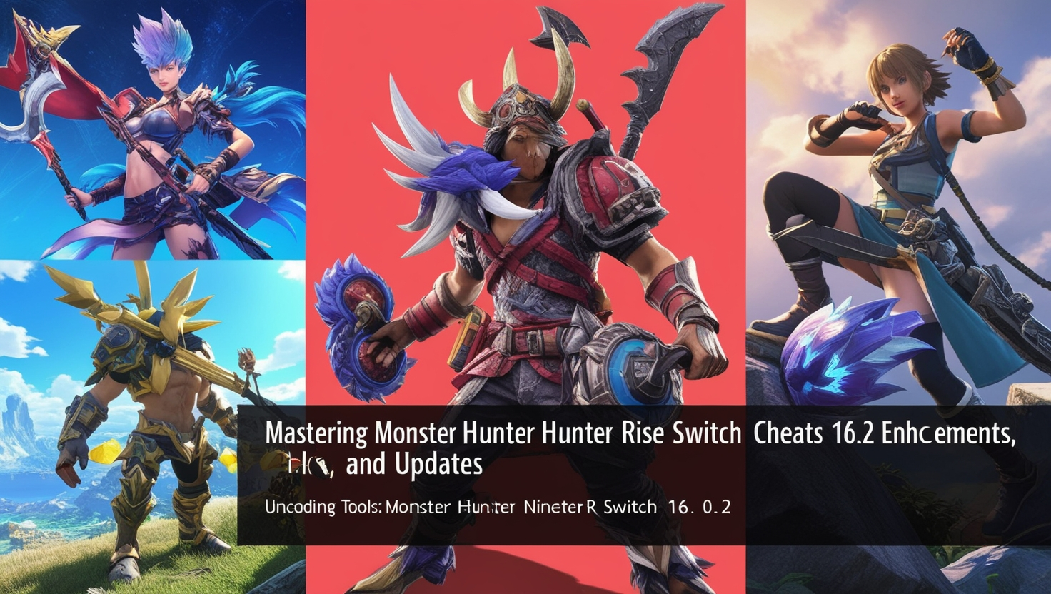 Monster Hunter Rise Nintendo Switch Cheats 16.0.2