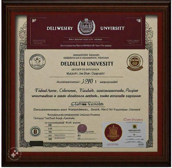 A diploma in a frame<br />
<br />
Description automatically generated