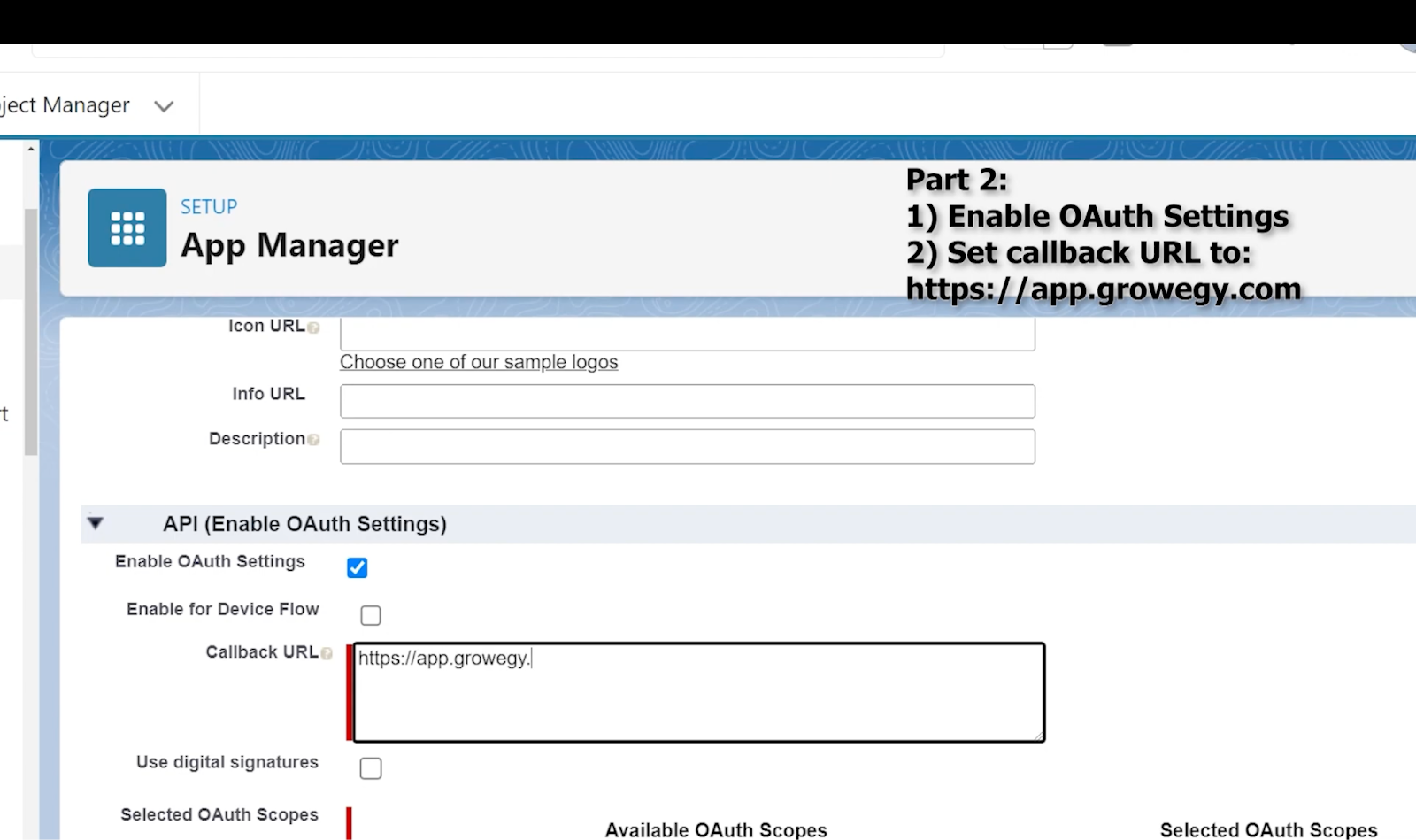 Growegy API integrations