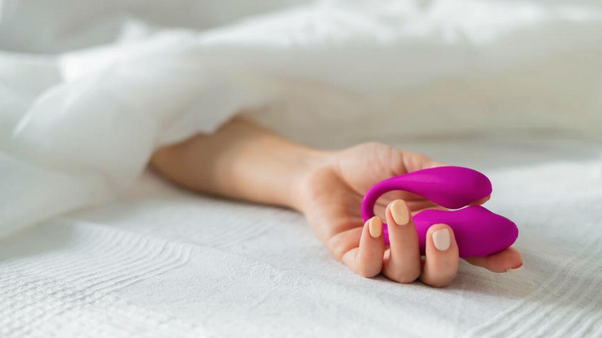 sex toy in bed