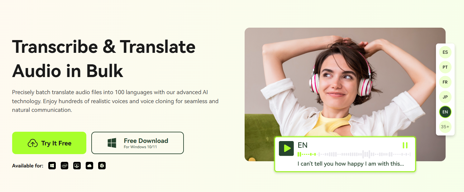 BlipCut Free AI Audio Translator