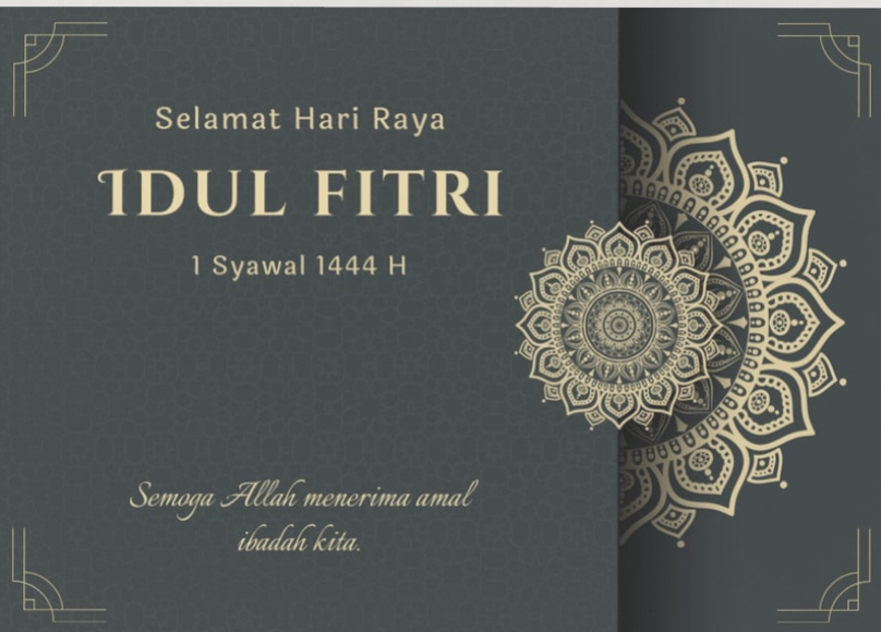 5. Contoh Desain Kartu Ucapan Idul Fitri 5