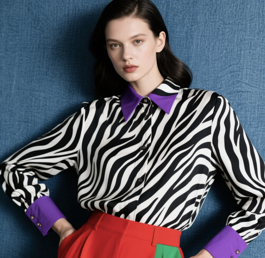 Zebra Statement Tops