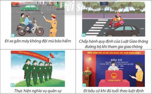 BÀI 18: HỆ THỐNG PHÁP LUẬT VÀ VĂN BẢN PHÁP LUẬT VIỆT NAMMỞ ĐẦUCH: Em hãy quan sát hình dưới đây và thực hiện yêu cầu.- Em hãy chia sẻ hiểu biết về một trong năm văn bản trên.Gợi ý đáp án:1. Hiến pháp:- Là một hệ thống cao nhất của pháp luật quy định những nguyên tắc chính trị căn bản và thiết lập thủ tục, quyền hạn, trách nhiệm của một chính quyền.- Hiến pháp là đạo luật cơ bản nhất của một nhà nước, nó thể hiện ý chí và nguyện vọng của tuyệt đại đa số nhân dân tồn tại ở trong hoặc ngoài nhà nước đó, nhưng vẫn là nhân dân thuộc nhà nước đó.KHÁM PHÁCâu 1: Em hãy quan sát sơ đồ, đọc trường hợp và trả lời câu hỏi.Trường hợp.Khi thảo luận về hệ thống pháp luật, bạn A, học sinh lớp 10C có quan điểm:- Hệ thống pháp luật là toàn bộ văn bản quy phạm pháp luật do Nhà nước ban hành.Bạn B không đồng ý mà cho rằng:- Hệ thống pháp luật là tổng thể các quy phạm pháp luật do Nhà nước ban hành.Thấy 2 bạn tranh luận vẫn chưa thể thuyết phục nhau, cô giáo liền nói:- Thực ra, quan điểm của A và B đều đúng nhưng chưa đầy đủ. Hệ thống pháp luật là tổng thể các quy phạm pháp luật có mối quan hệ chặt chẽ với nhau, được phân định thành chế định pháp luật và các ngành luật; được thể hiện trong hệ thống các văn bản quy phạm pháp luật do Nhà nước ban hành theo trình tự, thủ tục nhất định.CH: Hệ thống pháp luật cấu thành từ những yếu tố nào? Cho ví dụ minh hoạ từng yếu tố.Gợi ý đáp án:Ngành luật; Chế định pháp luật; Quy phạm Luật.Câu 2: Em hãy quan sát bảng dưới đây và trả lời câu hỏi.- Hệ thống pháp luật Việt nam có bao nhiêu ngành luật và đó là những ngành luật nào?- Em có những hiểu biết gì về một trong các ngành luật kể trên?Gợi ý đáp án:Luật Hiến phápLuật Hành chínhLuật Hình sựLuật Tố tụng hình sựLuật Dân sựLuât Tố tụng dân sựLuật Hôn nhân và gia đìnhLuật Kinh tếLuật Tài chínhLuật Ngân hàngLuật Đất đaiLuật lao độngCâu 3: Em hãy quan sát bảng, đọc thông tin sau đây và trả lời câu hỏiTHÔNG TIN. Điều 2: Luật Ban hành văn bản quy phạm pháp luật năm 2015 sửa đổi, bổ sung năm 2020 quy định: “Văn bản quy phạm pháp luật là văn bản có chứa quy phạm pháp luật, được ban hành theo đúng thẩm quyền, hình thức, trình tự, thủ tục quy định trong Luật này” Như vậy, văn bản quy phạm pháp luật phải do các cơ quan có thẩm quyền ban hành theo quy định của pháp luật. Nội dung các văn bản quy phạm pháp luật chứa đựng các quy phạm pháp luật, được áp dụng nhiều lần trong đời sống xã hội.- Theo em, hệ thống văn bản quy phạm pháp luật Việt Nam được cấu trúc như thế nào?Tình huống.Trong giờ học môn Giáo dục kinh tế và pháp luật, giáo viên yêu cầu học sinh lấy ví dụ để phân biệt văn bản quy phạm pháp luật và văn bản áp dụng pháp luật. A xung phong phát biểu:- Thưa cô, quyết định xử phạt hành chính là văn bản quy phạm pháp luật ạ.B trả lời:- Thưa cô, theo em quyết định xử phạt vi phạm hành chính không phải là văn bản quy phạm pháp luật mà là văn bản áp dụng pháp luật. Vì đây là văn bản chứa đựng các quy tắc xử sự cá biệt được ban hành dựa trên các văn bản quy phạm pháp luật, có nội dung áp dụng đối với cá nhân, tổ chức xác định được thực hiện 1 lần trong thực tiễn.Cả hai tranh luận khá sôi nổi những vẫn chưa tìm được câu trả lời thoả đáng.- Em đồng ý với ý kiến của A hay B? Vì sao?- Theo em, làm thế nào để phân biệt văn bản quy phạm pháp luật và văn bản áp dụng pháp luật?Gợi ý đáp án:Thông tin: Hệ thống văn bản quy phạm pháp luật Việt Nam chứa vác quy phạm pháp luật, được ban hành theo đúng thẩm quyền, hình thức, trình tự, thủ tục quy định của pháp luật, có mối quan hệ chặt chẽ với nhau về nội dung, hiệu lực pháp lí.Tình huống:- Em đồng ý với ý kiến của B * Giải thích: quyết định xử phạt hành chính mang tính chất cá biệt đối với những quan hệ cụ thể, cá biệt nhằm xác định quyền và nghĩa vụ của cá nhân, tổ chức nhất định.Tiêu chíVăn bản quy phạm pháp luậtVăn bản áp dụng pháp luật1. Khái niệmVăn bản quy phạm pháp luật là văn bản có chứa quy phạm pháp luật, được ban hành theo đúng thẩm quyền, hình thức, trình tự, thủ tục quy định trong Luật này.Văn bản áp dụng pháp luật là văn bản chứa đựng các quy tắc xử sự cá biệt, do cơ quan, cá nhân có thẩm quyền ban hành, được áp dụng một lần trong đời sống và bảo đảm thực hiện bằng sự cưỡng chế Nhà nước2. Thẩm quyền ban hànhCơ quan nhà nước có thẩm quyền ban hành (Chương II Luật ban hành văn bản quy phạm pháp luật 2015)Do các cơ quan Nhà nước có thẩm quyền hoặc các tổ chức, cá nhân được Nhà nước trao quyền ban hành, dựa trên các quy phạm pháp luật cụ thể để giải quyết một vấn đề pháp lý cụ thể.Ví dụ: Chánh án Tòa án căn cứ các quy định của Bộ luật dân sự và Bộ luật tố tụng dân sự để tuyên án đối với cá nhân tổ chức liên quan thông qua bản án.3. Nội dung ban hànhChứa đựng các quy tắc xử sự chung được Nhà nước bảo đảm thực hiện và được áp dụng nhiều lần trong thực tế cuộc sống, được áp dụng trong tất cả các trường hợp khi có các sự kiện pháp lý tương ứng xảy ra cho đến khi nó hết hiệu lực.Ví dụ: Nếu có tranh chấp hợp đồng mua bán đất thì dựa trên tình huống thực tế áp dụng Luật đất đai và Bộ luật Dân sựChứa quy tắc xử sự riêng. Áp dụng một lần đối với một tổ chức cá nhân là đối tượng tác động của văn bản, nội dung của văn bản áp dụng pháp luật chỉ rõ cụ thể cá nhân nào, tổ chức nào phải thực hiện hành vi gì. Đảm bảo tính hợp pháp (tuân thủ đúng các văn bản quy phạm pháp luật), phù hợp với thực tế (đảm bảo việc thi hành). Mang tính cưỡng chế nhà nước cao.Ví dụ: Bản án chỉ rõ cá nhân nào phải thực hiện nghĩa vụ gì: Nguyễn Văn A phải bồi thường cho Lê Văn B 20 triệu đồng. Đối tượng ở đây là cụ thể A và B không áp dụng cho bất kỳ cá nhân tổ chức nào khác. Câu 4: Em hãy quan sát hành vi được mô tả trong các bức tranh dưới đây và trả lời câu hỏi.- Học sinh trung học phổ thông nên có thái độ như thế nào đối với những hành vi vi phạm pháp luật?Gợi ý đáp án:+ Đội mũ bảo hiểm khi tham gia giao thông.+ Chấp hành quy định của Luật Giao thông đường bộ.LUYỆN TẬPCâu 1: Em hãy cho biết những nhận định sau đây đúng hay sai. Vì sao?a. Chế định pháp luật là một hệ thống các quy phạm pháp luật điều chỉnh các quan hệ xã hội cùng loại, trong một lĩnh vực nhất định của đời sống xã hội.b. Hệ thống pháp luật chính là hệ thống các văn bản quy phạm pháp luật.c. Trong hệ thống pháp luật có sự thể hiện đầy đủ các ngành luật, các chế định luật, các quy phạm pháp luật là biểu hiện của tính phù hợp của hệ thống pháp luật.d. Hương ước, tập quán địa phương là văn bản quy phạm pháp luật.Gợi ý đáp án:- Những nhận định đúng là: a, b. Những nhận định sai là c, d.* Giải thích: Chế định pháp luật là tập hợp các quy phạm pháp luật thuộc một ngành luật điều chỉnh một nhóm quan hệ xã hội cùng loại.Câu 2: Em hãy xác định văn bản quy phạm pháp luật trong các văn bản pháp luật dưới đây:a. Bản án hình sự của Toà án nhân dân huyện X.b. Quyết định của Hiệu trưởng Trường Đại học T về việc ban hành Nội quy Kí túc xá sinh viên.c. Luật Du lịch.d. Quyết định của Chủ tịch Uỷ ban nhân dân tỉnh Y về việc thành lập Ban chỉ đạo phòng chống dịch cúm gia cầm trên địa bàn tỉnh Y.đ. Nghị định của Chính phủ về việc xử lí kỉ luật công chức.e. Chỉ thị của Bộ trưởng Bộ y tế về việc phát động phong trào thi đua trong ngành y tế.Gợi ý đáp án:CCâu 3: Em hãy đọc tình huống sau và trả lời câu hỏi.A và B là đôi bạn học lớp 10B, trường Trung học phổ thông C và thường cùng nhau đi học bằng xe đạp điện của A. Trên đường đi học, hai bạn gặp đèn đỏ, A nói với B:- Sao vẫn có người không dừng lại khi có tín hiệu đèn đỏ, B nhỉ?B đáp:- Mình không biết nữa, có lẽ họ không thấy hoặc cố tình vượt. Tuy nhiên, vượt đèn đỏ dễ gây tại nạn, rất nguy hiểm, là vi phạm pháp luật. Chúng ta đã được học điều này rồi nhỉ?A tiếp lời:- Đúng rồi! Là học sinh, chúng ta nên có ý thức tuân thủ pháp luật.CH:- Em có nhận xét gì về quan điểm của A và B?- Những hành vi nào của học sinh trung học phổ mà em cho là vi phạm pháp luật? Theo em, để hạn chế những hành vi này, học sinh cần nâng cao ý thức pháp luật của mình bằng những hoạt động nào?Gợi ý đáp án:- Quan điểm của A và B là đúng, thể hiện ý thức tuân thủ pháp luật,- Những hành vi của học sinh THPT em cho là vi phạm pháp luật:+ Tham gia giao thông không đội mũ bảo hiểm+ Gian lận trong thi cử- Để hạn chế những hành vi này, học tinh nên tích cực tham gia các hoạt động, phong trào tìm hiểu pháp luật ở trường, khu phố,... VẬN DỤNG