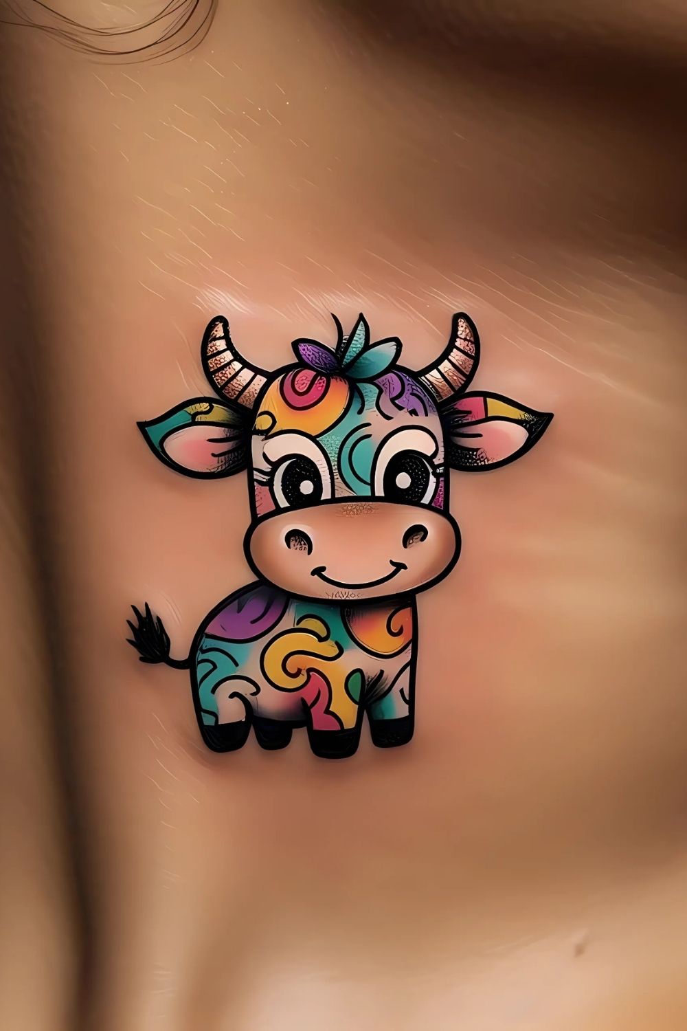 Cartoon/Whimsical Cow
