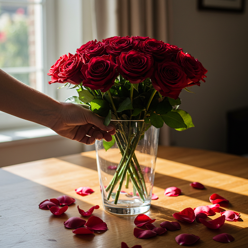 Romantic Red Rose Arrangements