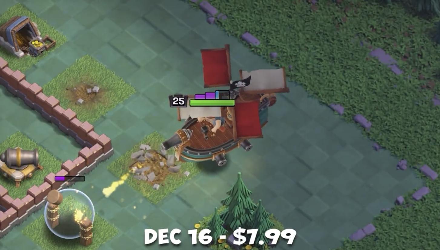 Everything you need to know about the latest Battle Copter Boat Hero Skin in Clash of Clans