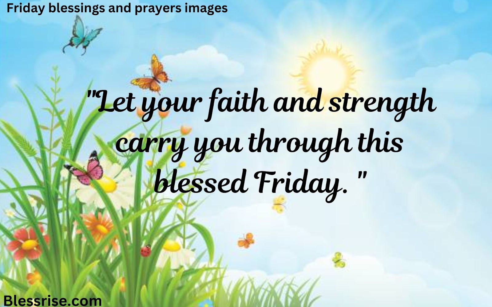 God's blessings on Friday