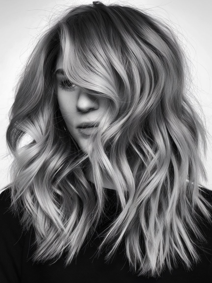 31. Voluminous Beachy Waves for an Effortless Look