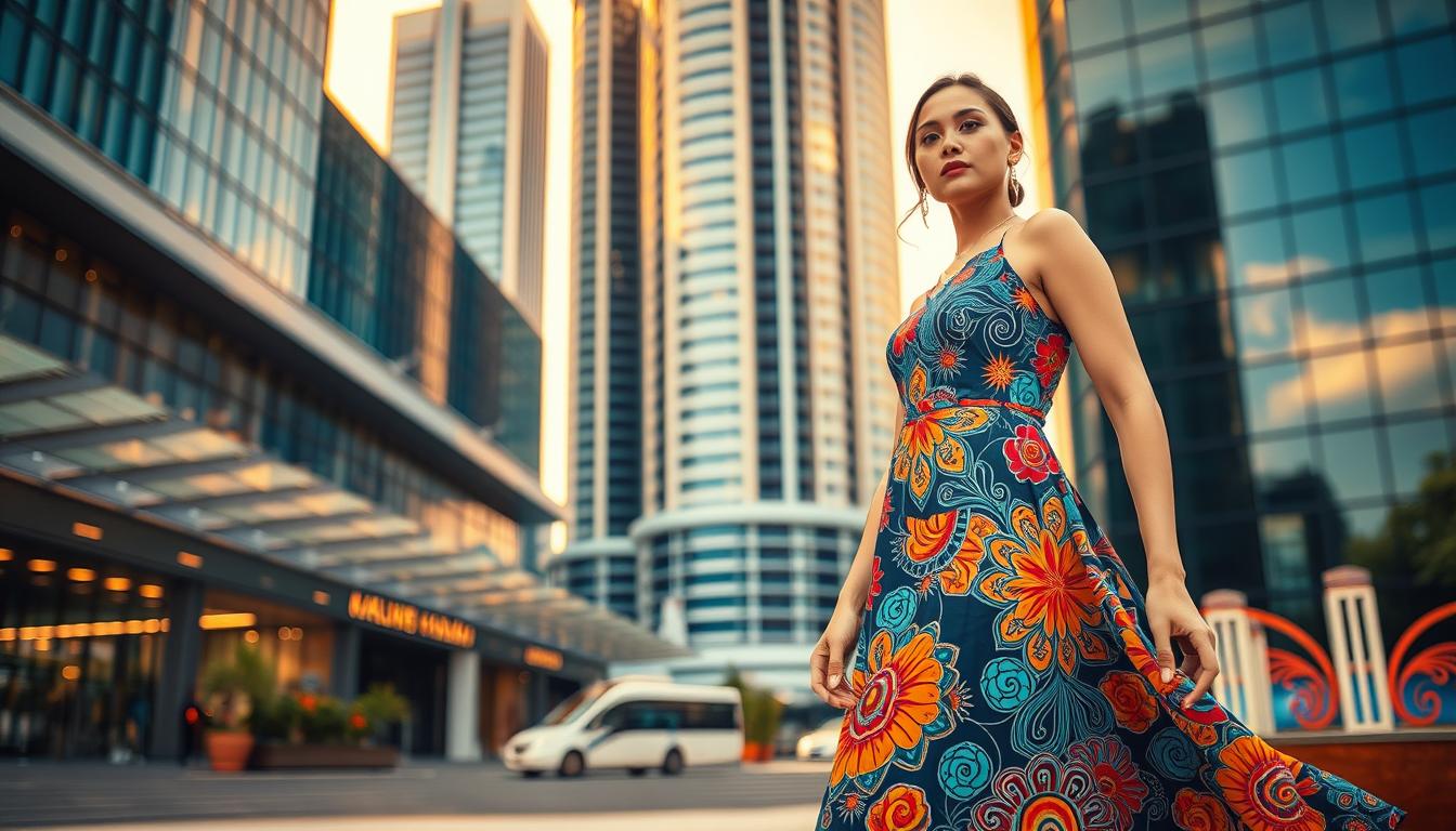 contemporary batik fashion malaysia