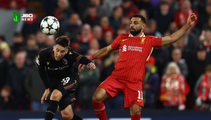 Liverpool thắng Bologna
