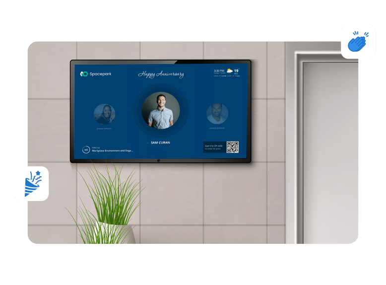 Having digital signs to show off your employee’s achievements at work is really cool