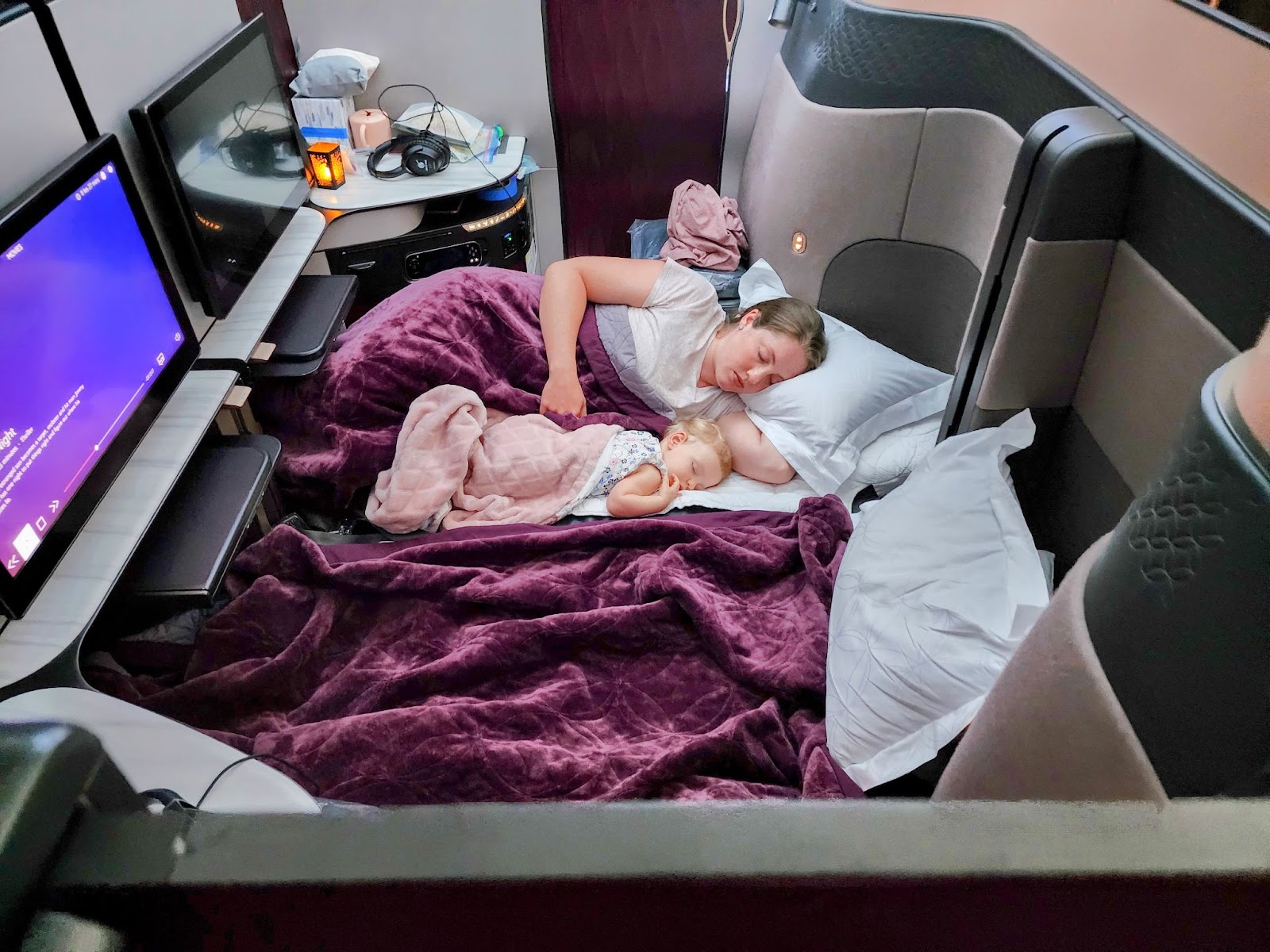 Qatar Airways business class seat