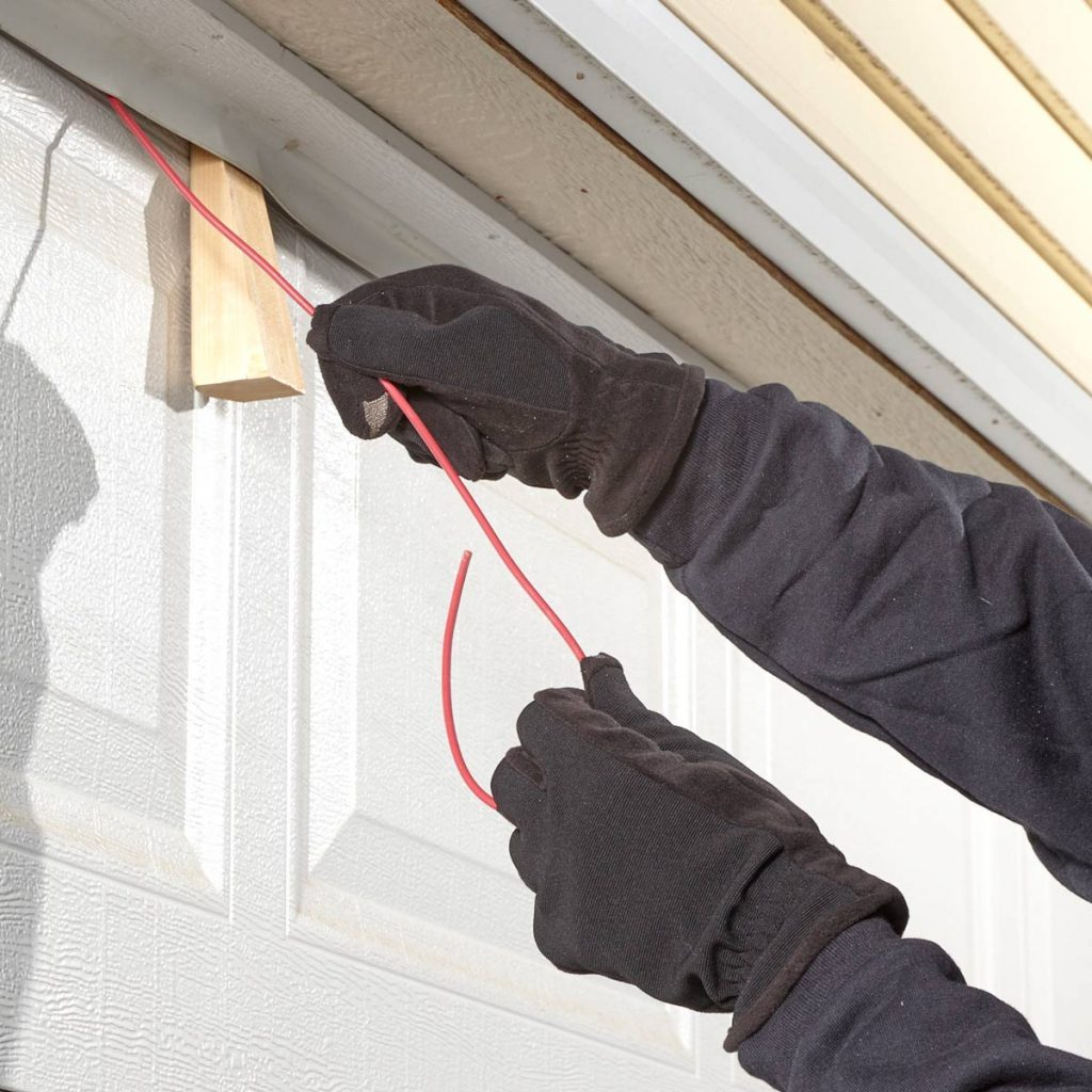 open garage door manually from outside