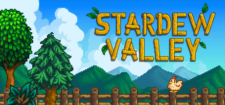 A promotional banner for the game Stardew Valley