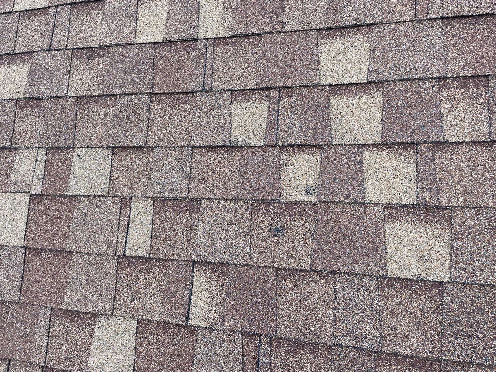 damaged asphalt shingles to be replaced by a roofing company, Chisholm, MN