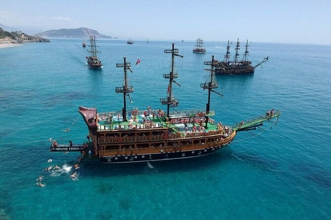 Antalya Pirate Boat Tour Foam Party and Music
