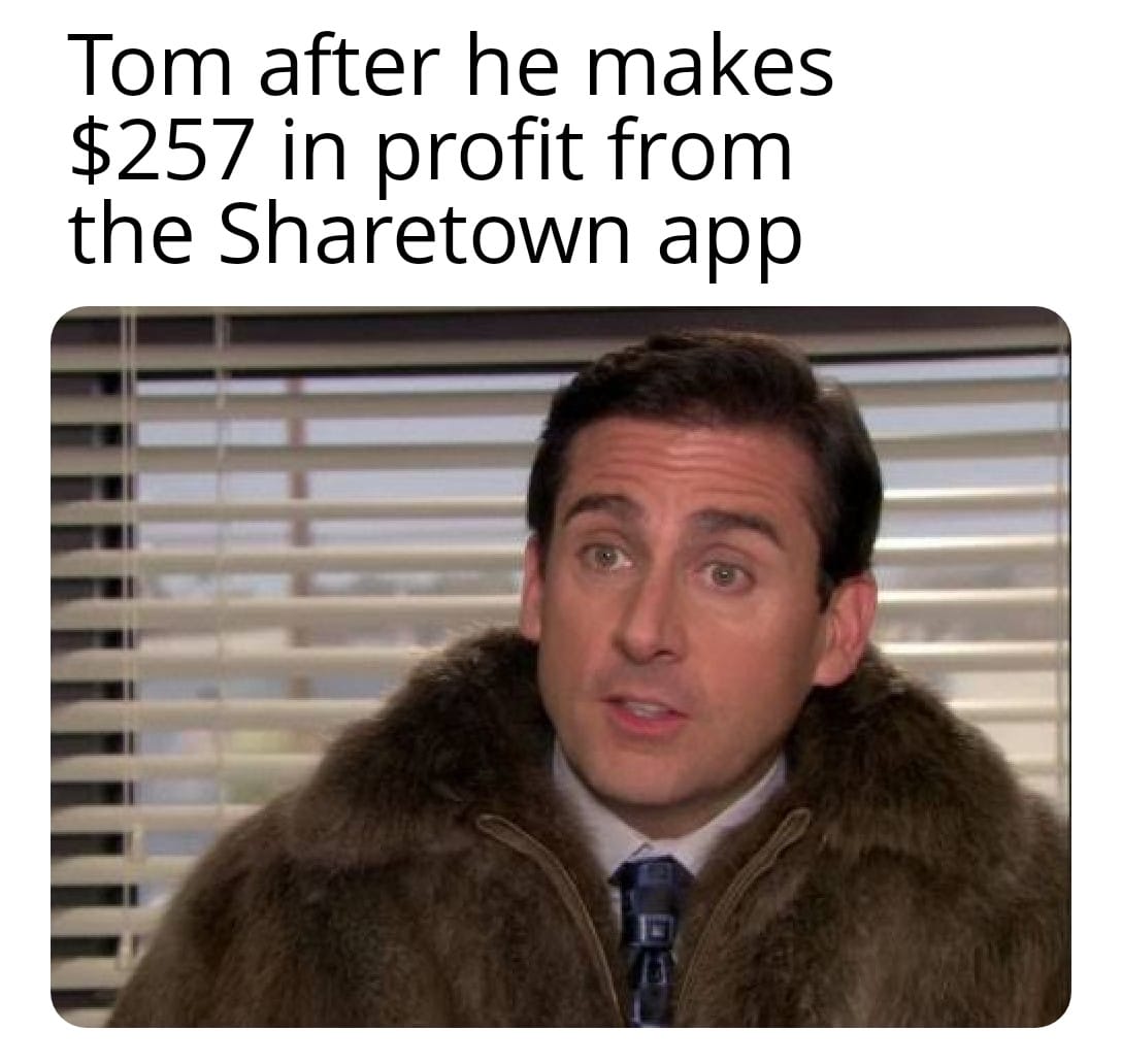 A meme from The Office TV show.