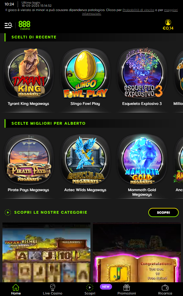 888casino home page