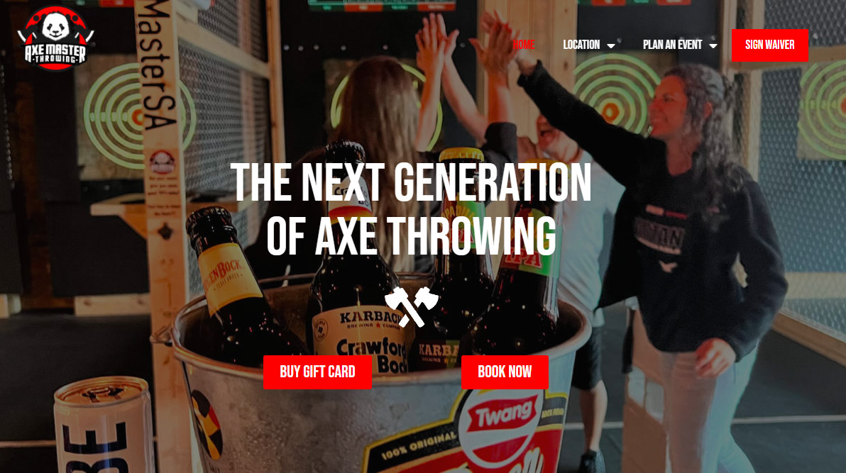 Axe Master safety axe throwing