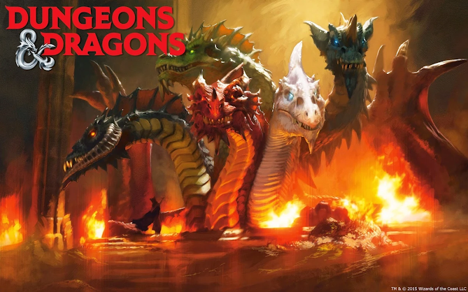 D&D, Dungeons & Dragons, High Fantasy, Tiamat