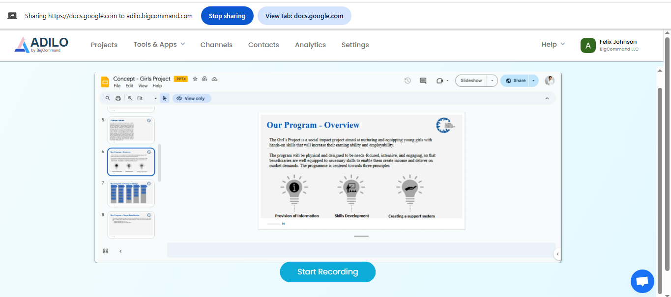 How to Record A Google Slides Presentation With Voiceover  - Adilo Blog