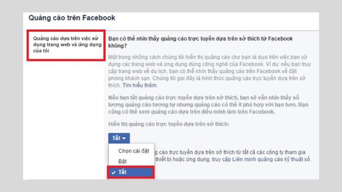 ẩn quảng cáo trên facebook