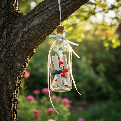 Create a "Message in a Bottle" Garden Decoration