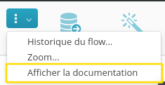Annotation métier visible sur le flux de données dans Tale of Data
