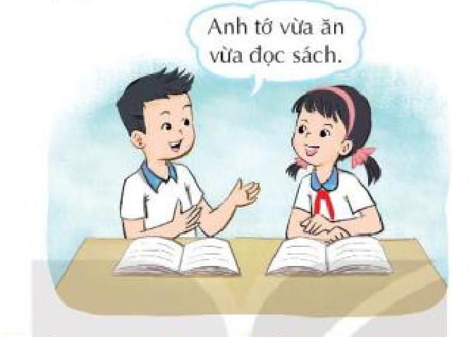 TUẦN 23BÊN MÂM CƠM1. Chia nhóm sắm vai các nhân vật trong tiểu phẩm “Ôi đau quá”- Phân công vai diễn phù hợp- “Bác sĩ” khám bệnh cho các con vật, tìm hiểu nguyên nhân và dặn dò cách ứng xử trong khi ăn để tránh các tình huống nguy hiểm.- “Các con vật” (hươu cao cổ, thỏ, khỉ,...) kêu đau bụng, bị hóc, buồn nôn,...- “Y tá” ghi lại những lời dặn dò của bác sĩ và trình bày trước lớp.Giải nhanh: Học sinh tự thực hiện2. Xây dựng quy tắc ứng xử trong ăn uốngThảo luận về những việc nên làm:Trước bữa ăn...Trong bữa ăn...Sau bữa ăn...Đưa ra quy tắc ứng xử khi ăn uống của nhóm mình.Giải nhanh:Trước bữa ăn: rửa tay sạch sẽ, ngồi ngay ngắn ở chỗ của mình.Trong bữa ăn:Ăn chậm, nhai kĩ.Không làm việc riêng hoặc vừa ăn vừa nói.Sau bữa ăn: chủ động dọn dẹp bàn ăn, rửa bát.QUY TẮC ỨNG XỬ KHI ĂN UỐNG