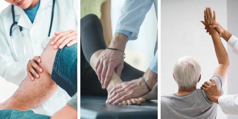 Car accident victim assisting Physical Theraphy and receiving prompt treatment