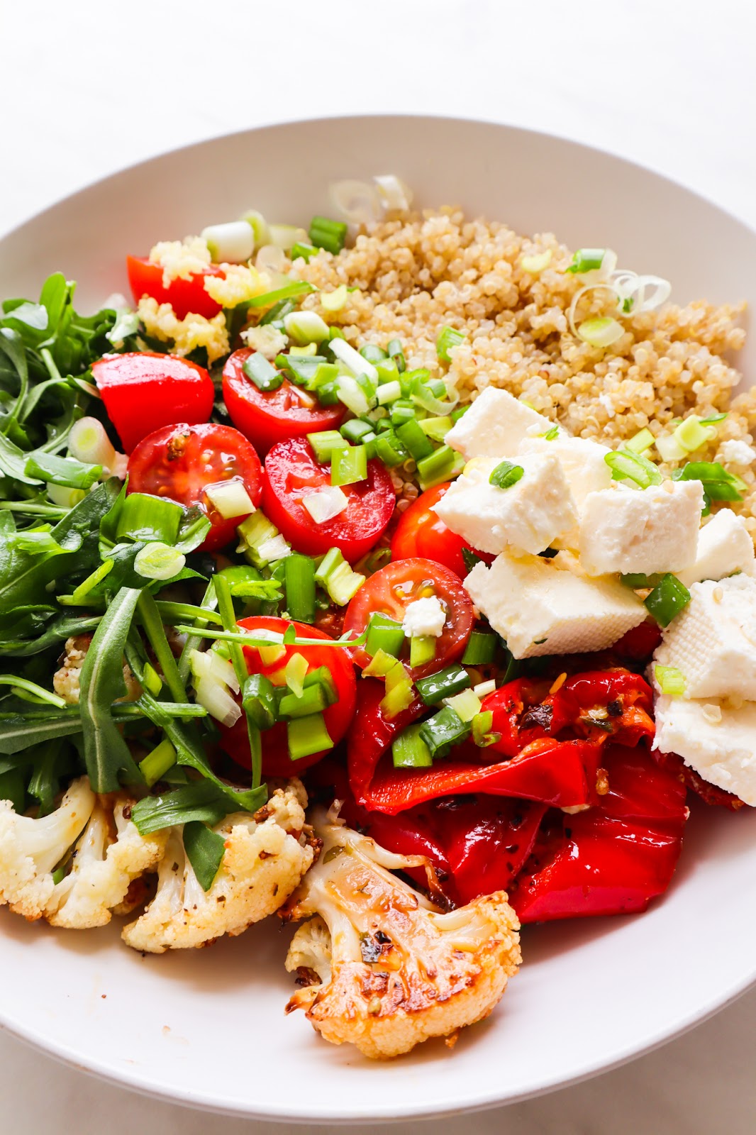 quinoa roasted veg salad - clean eating recipe