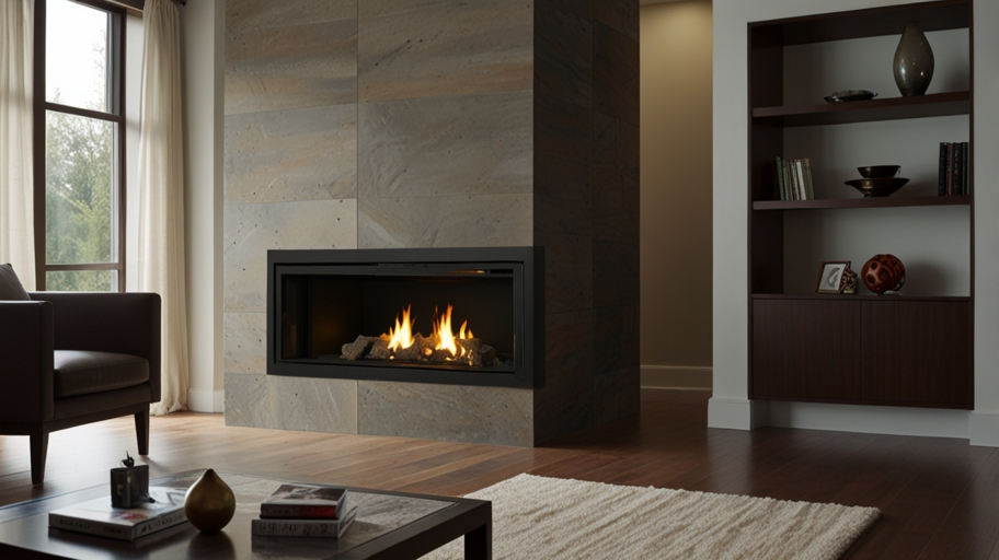 Solvi FBD400RT-O/CG Vent-Free Gas Fireplace: