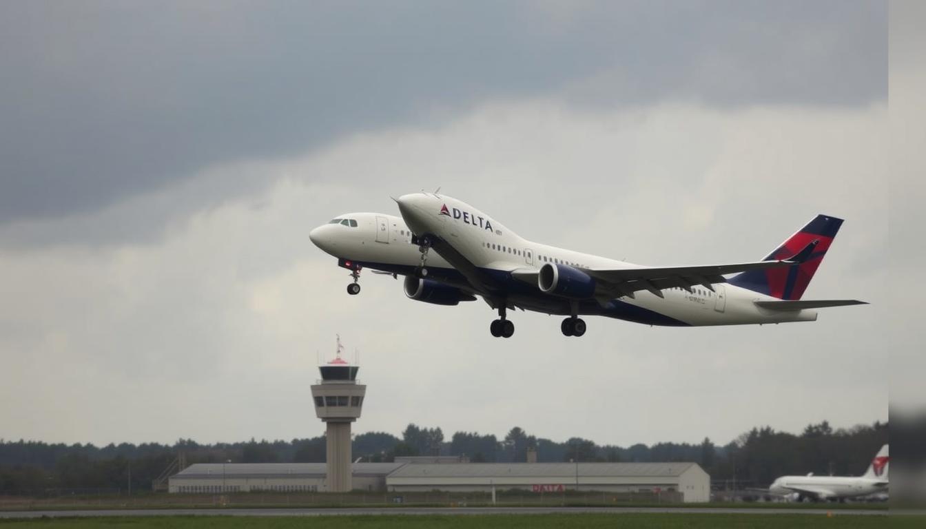 delta emergency landing bradley airport