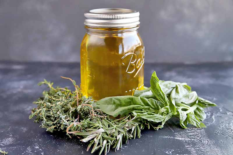 Making Herb-Infused Oils and Vinegar