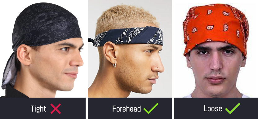 You can cover your head with bandana after hair transplant 