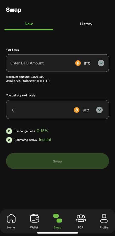 Picture showing the exchange rate on Bitmama