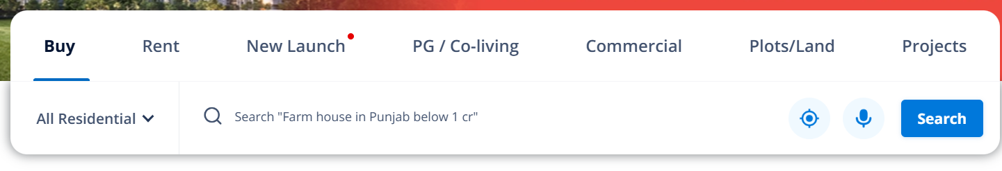 Property Search Functionality