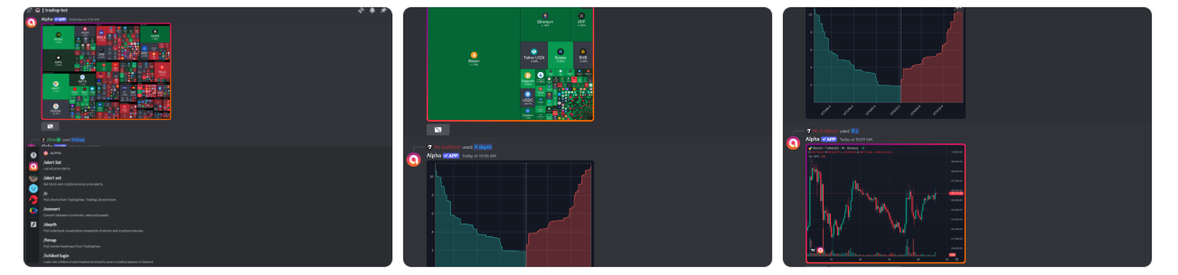 Trading bot providing instant updates on market data for informed decision-making.