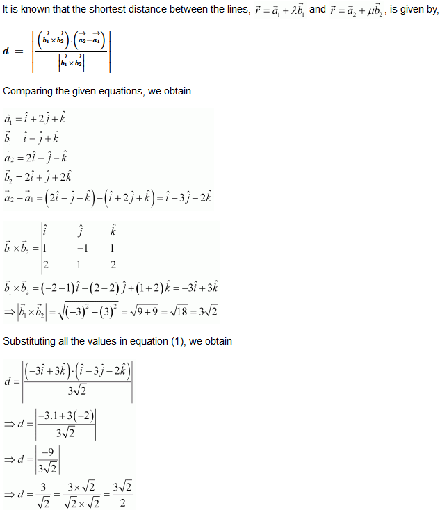 chapter 11-Three Dimensional Geometry Exercise 11.2