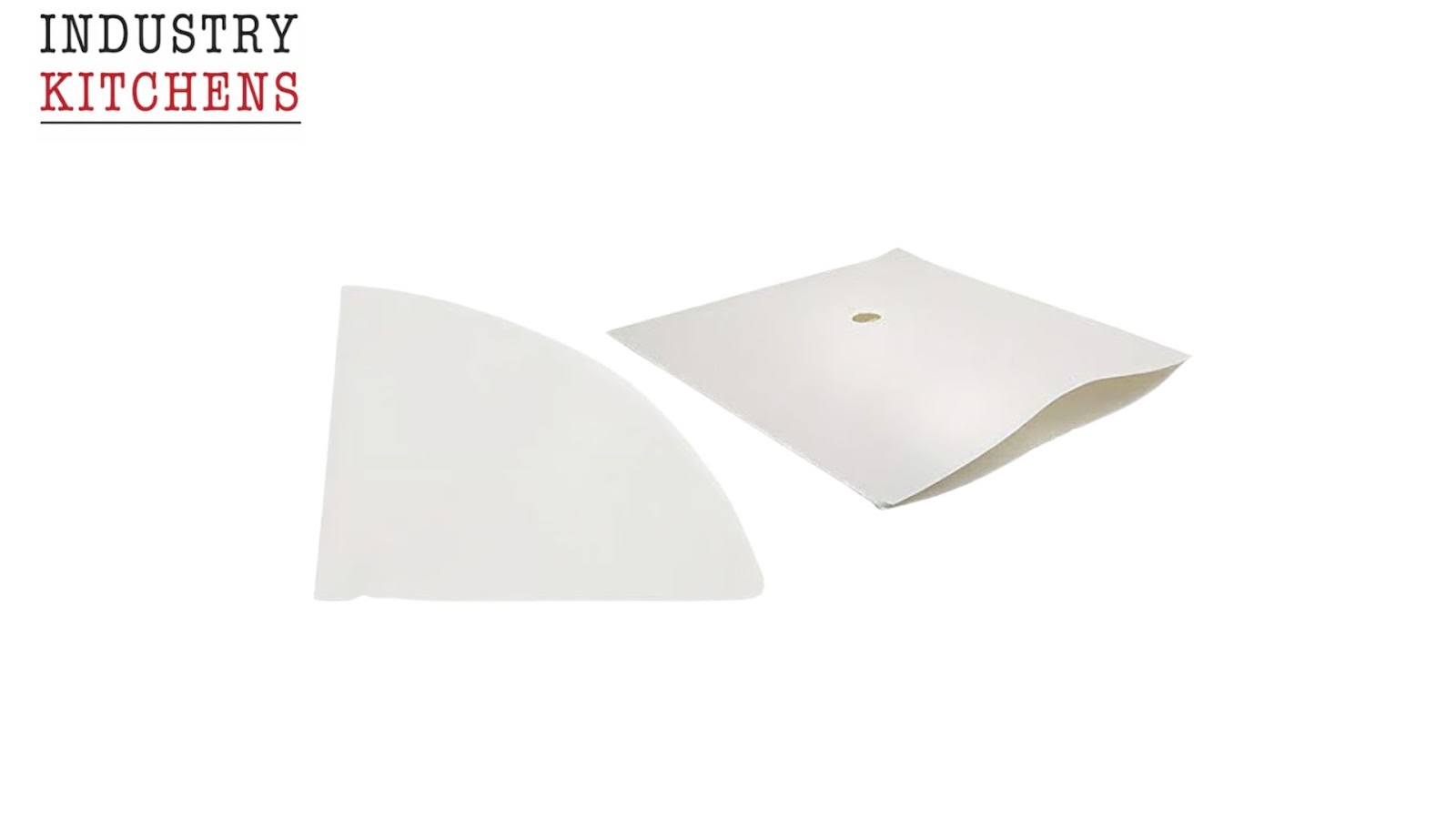 Frymaster filter sheets used in commercial kitchens.